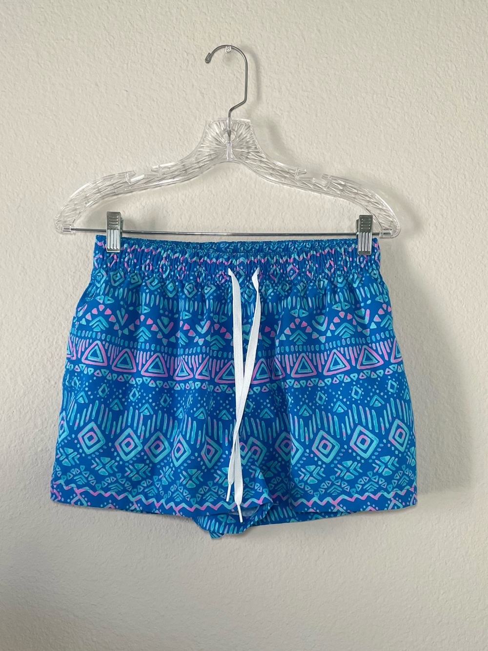 Men’s CHUBBIES 4" Shorties Classic Swim Trunks Sz M Blue